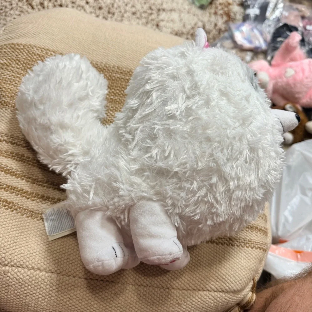 Build-A-Bear Gidget Secret Life of Pets 2 White Pomeranian Dog Plush Pink Bow